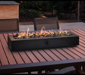 New Other Threshold 28" 40,000 BTU Outdoor Tabletop Fireplace, Black
