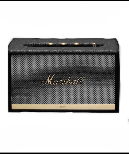 Marshall Acton II Bluetooth/Wifi Multi-Room Smart Speaker with Amazon Alexa Built-In, Black