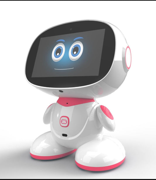Misa 2 Playful Learning STEM Programmable Robot, Voice-Activated AI Tutor, Autonomous, Educational Games, Smart AI Skills, Multilingual Translation Assistant For Kids, Rose Petal
