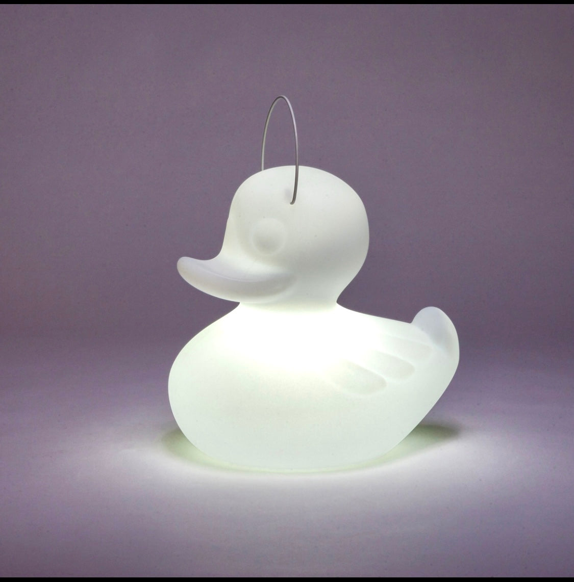 new Open Box Goodnight Light The Duck Lamp with Rechargeable Base XL, White