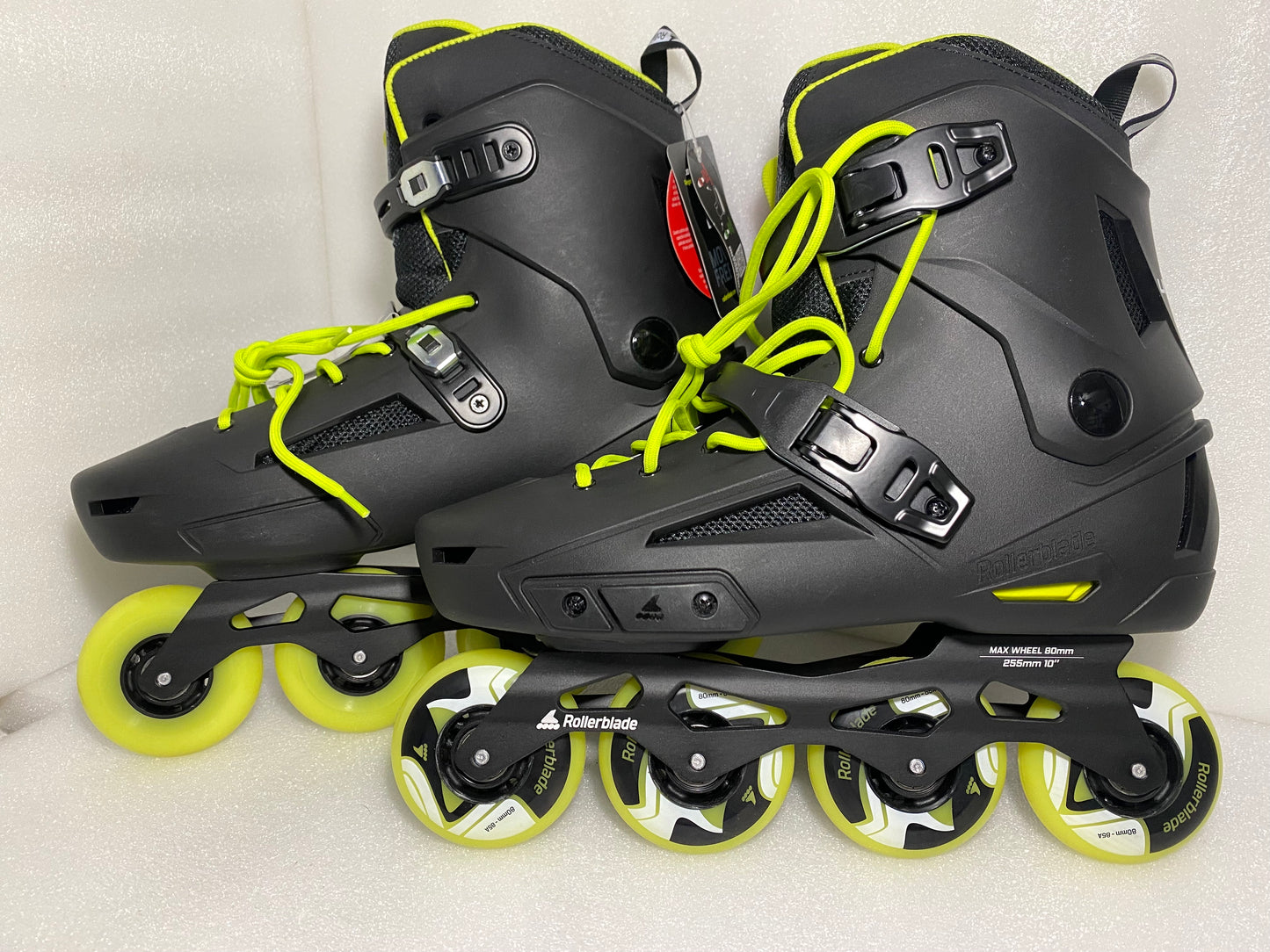 New Other Urban Inline Men's Size 11/11.5, Rollerblade Lightning Skate, Black & Lime