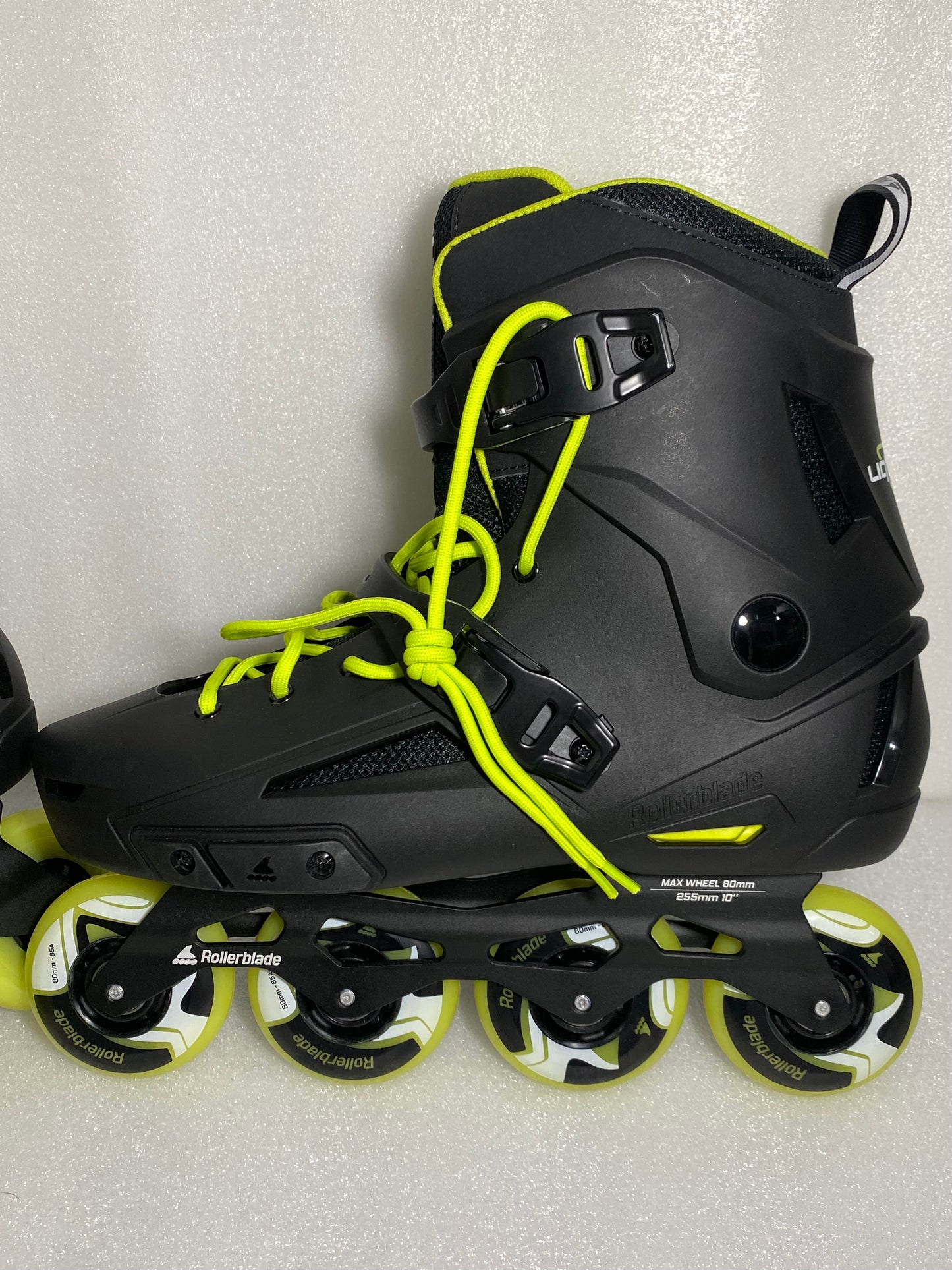 New Other Urban Inline Men's Size 11/11.5, Rollerblade Lightning Skate, Black & Lime