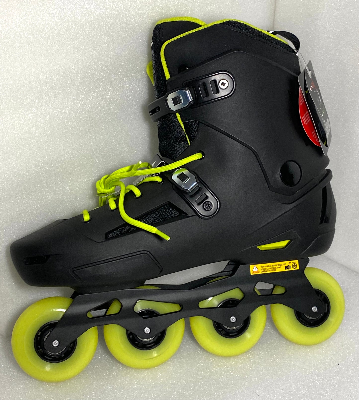 New Other Urban Inline Men's Size 11/11.5, Rollerblade Lightning Skate, Black & Lime