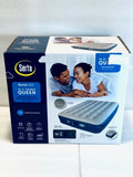 Lot #130 - New Serta 16" Raised Inflatable Air Mattress with Built in Pump - Queen (MSRP $140)