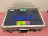 Lot #220 - EIKI Brilliant Projector Model #LC-XB43 With Remote and a Hard Carrying Case - Blue