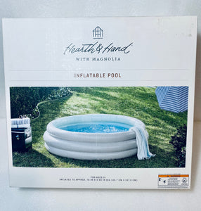 Lot #115 - New Hearth & Hand with Magnolia Inflatable Pool (MSRP $40)