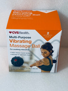 Lot #272 - New CVS Health Multi-Purpose Vibrating Massage Ball, Two Intensity Levels (MSRP $20)