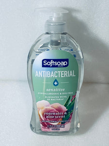 Lot #277 - New Softsoap Antibacterial + Sensitive Hand Wash - Rose Scent - 11.25 fl oz (MSRP $3)
