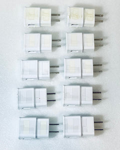 Lot #383 - Lot of 10 Samsung AC Adapters Model #ET-TA10JWE, White