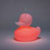 new Open Box Goodnight Light The Duck White XL Color Changing Lamp With Remote & Rechargeable Base