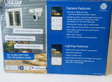 Lot #240 - Feit Electric LED 1080P HD Smart Flood Light Security Camera, White (PAY NO MONTHLY FEES) (VALUE $60)