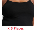 Lot #324 - Lot of 6 - New Wild Fable Women's Slim Fit Cropped Cami Tank Top - Large (MSRP $18)