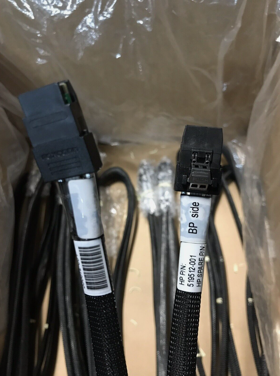 HP Mini SAS Cable 0.8M Point to Point 519512-001 536672-001