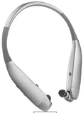 Lot #252 - Insignia Wireless In-Ear Over-The-Neck Noise-Canceling Bluetooth Headphones - Silver