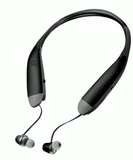 Lot #262 - Insignia Wireless In-Ear Over-The-Neck Noise-Canceling Bluetooth Headphones - Black