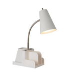 Lot #338 - New 300 Lumen LED Organizer Task Lamp - Room Essentials - White (MSRP $16)