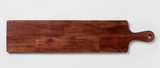 Lot #297 - New Threshold 28" x 6" Wooden Cheese Board - Brown (MSRP $20)