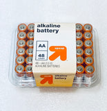 NEW ALKALINE BATTERY 48 COUNT AA BATTERIES