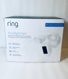 New Open Box Ring Floodlight Cam Security Camera W/ Motion, Two-Way Talk & Siren, White