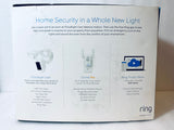New Other Ring Floodlight Cam Security Camera W/ Motion, 2-Way Talk, Siren & Chime Pro, White