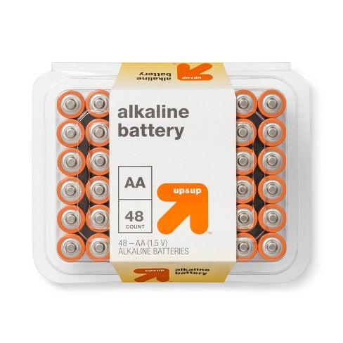 NEW ALKALINE BATTERY 48 COUNT AA BATTERIES