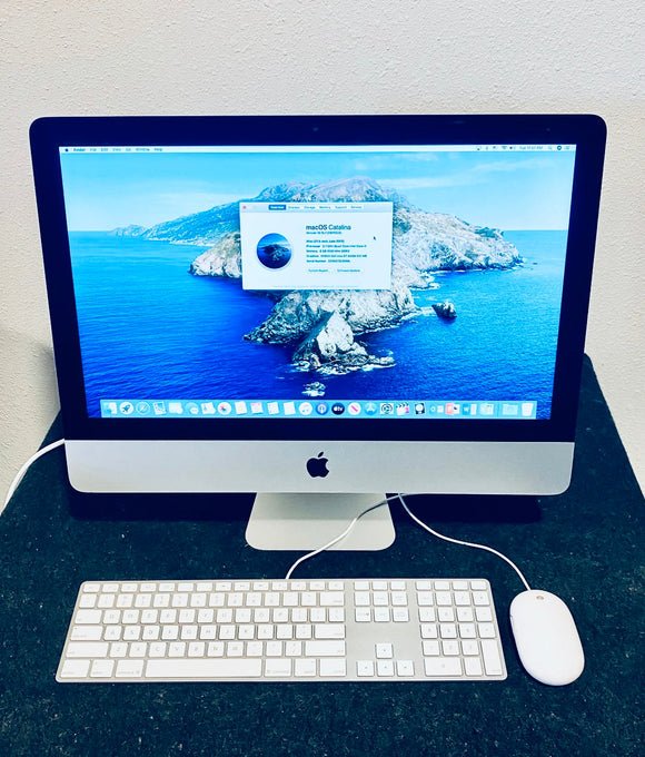 Apple iMac 21.5” Late 2012 A1418 8GB 1TB Core i5 2.7GHz with Apple Wired Keyboard and Mouse Grade B