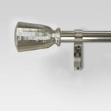 Lot #127 - new Threshold Curtain Rod, Nickel Finish - 36-66”