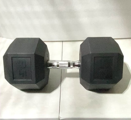 Cap 85 lb. Coated Black Dumbbell, SDRIS-085