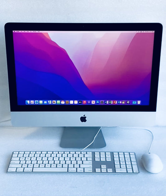 Apple iMac Slim 4K Retina 21.5” 2019 A2116 16GB 1.03TB Fusion Core i7 3.2GHz With Keyboard & Mouse Grade B