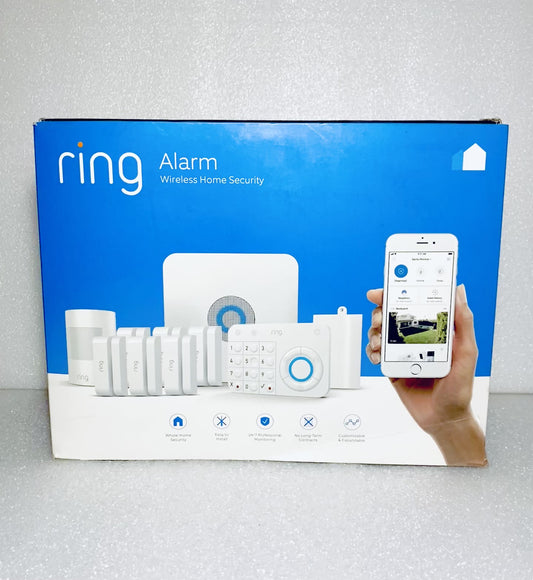 Ring 10Pc Wireless Home Alarm Security System Kit, Grade A