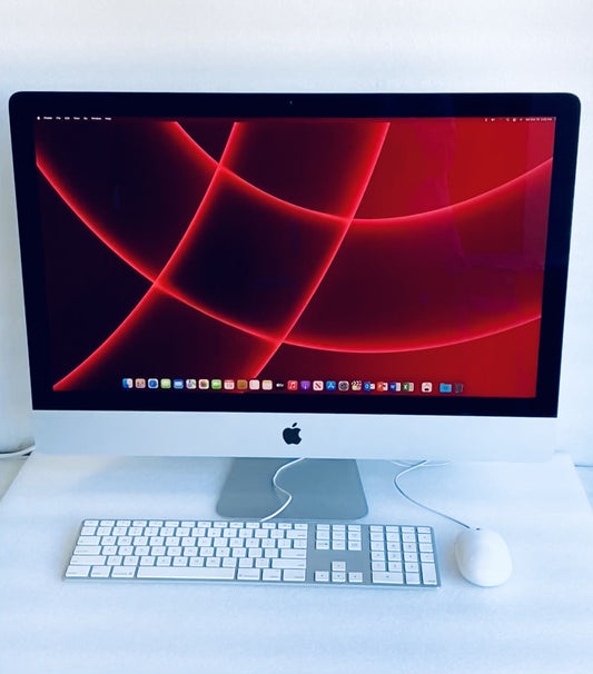 Apple iMac Slim 5K Retina 27in. Late 2015 A1418 32GB 3.12TB Fusion Core I7 4GHz With Keyboard & Mouse Grade A