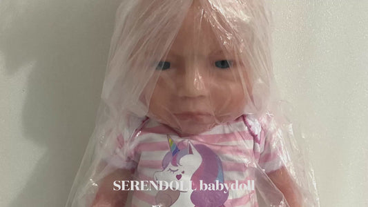 New SERENDOLL 18.5” Realistic Full Silicone Baby DollLifeLike Reborn, Girl