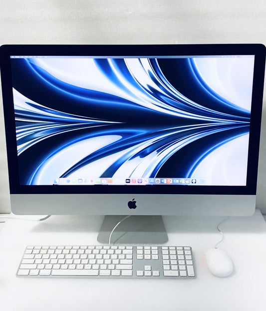 Apple iMac Slim 5K Retina 27” Late 2015 A1418 32GB 3.12TB Fusion Core I7 4GHz With Keyboard & Mouse Grade B