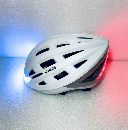 New Other Lumos Kickstart II Size M/L Bluetooth Jet White Smart Helmet With Mips & Remote, L1101M