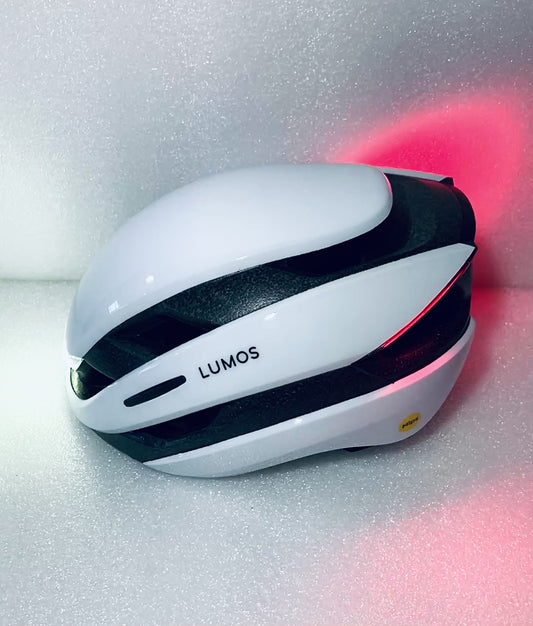 New Other Lumos Ultra Size M/L Bluetooth Jet White Smart Helmet With Mips & Remote, LHEUT5-M0-WH-RT