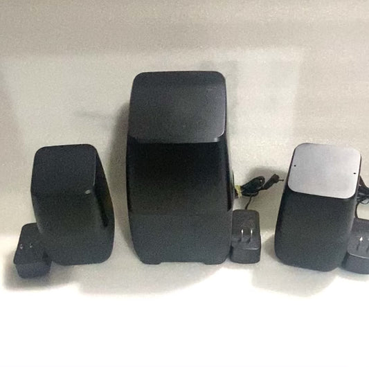 Lot Of 3 - Insignia Voice, Voice-Activated Speakers with Google Assistant Built-In, NS-CSPGASP & NS-CSPGASP2