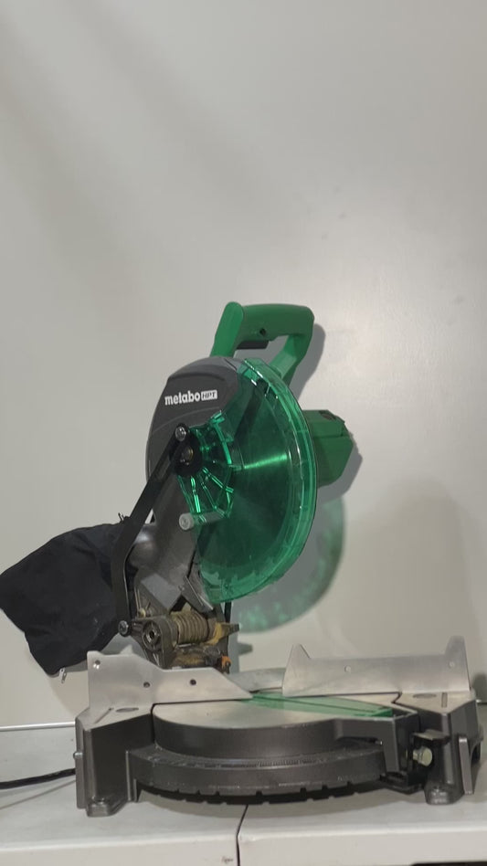 Metabo HPT 10-in 15-Amp Single Bevel Compound Corded Miter Saw - C 10FCG(S)