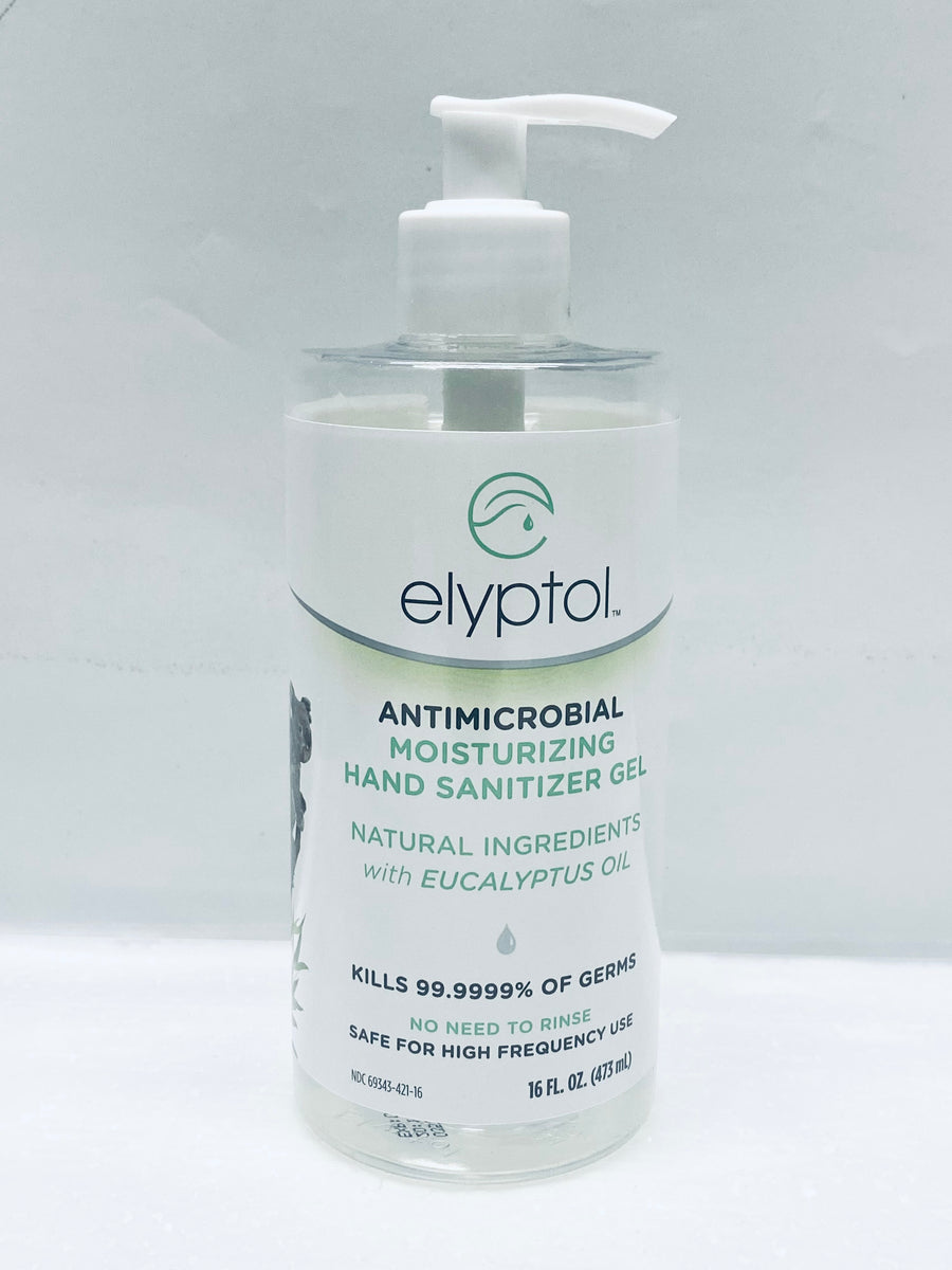 New Elyptol Antimicrobial Medical Hand Sanitizer Gel Pump (16oz), Sani