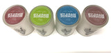 LOT OF 4 - MARILYN MONROE, BERNARD OF HOLLYWOOD FROSTED - MULTICOLOR GLASSES