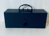 new Vivitar Wireless Bluetooth Boombox Speaker with LED Light Display, Black