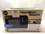 Hamilton Beach Black Stainless Steel, 1000 Watt - 1.1 Cubic Feet, Microwave