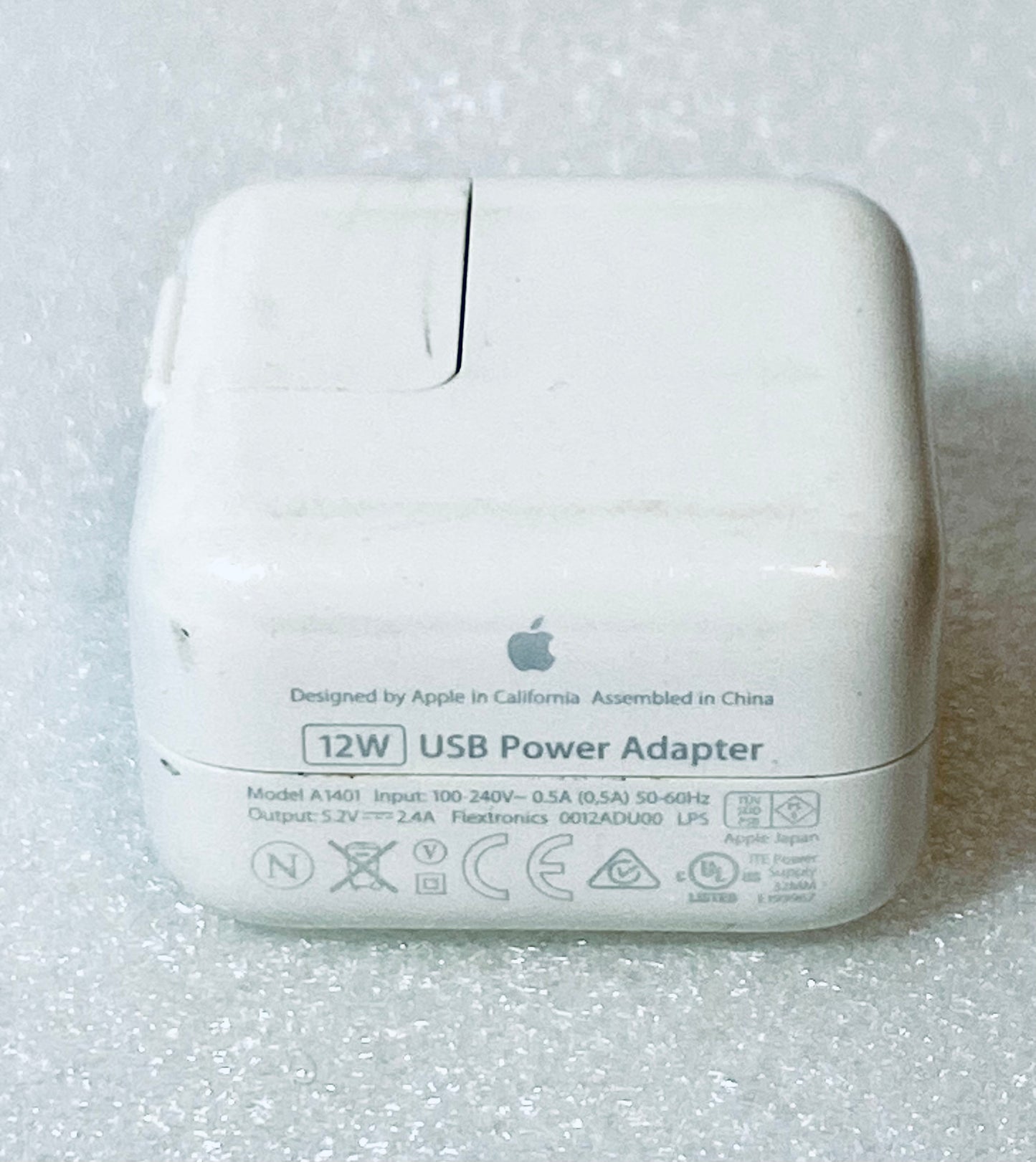 APPLE 12W USB A1401 POWER ADAPTER WALL CHARGER UNGRADED