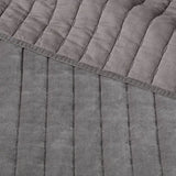 new Channel Stitch Velvet Quilt - Threshold, Charcoal - Full/Queen