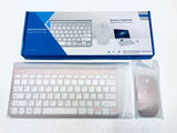 NEW 2.4GHZ SLIM WIRELESS KEYBOARD & MOUSE COMBO, ROSE GOLD