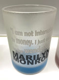 LOT OF 4 - MARILYN MONROE, BERNARD OF HOLLYWOOD FROSTED - MULTICOLOR GLASSES