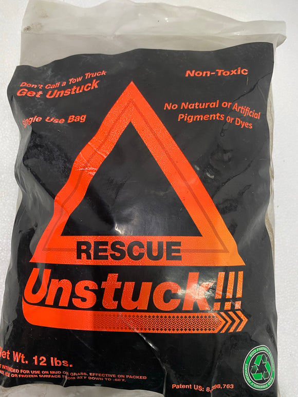 new unstuck!!! rescue it’s a tow truck in a bag. non-toxic, single use bag