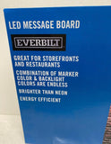 new EverBilt Led Message Board, 16” x 24”