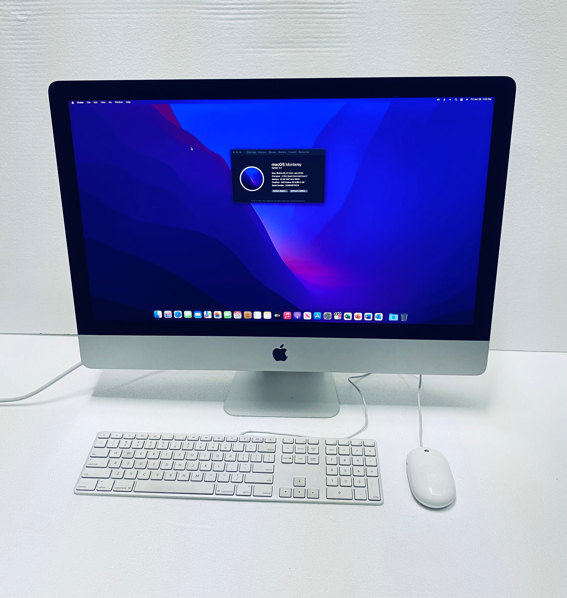 Apple iMac Slim 5K Retina 27in. Late 2015 A1418 32GB 4.12TB Fusion