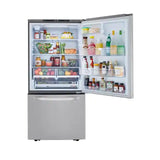 LG 25.50 cu. ft. Bottom Freezer Refrigerator in Stainless Steel with Filtered Ice and Smart Cooling