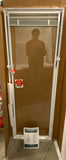 new Open Box ODL Add on Blind 0.59” Slat W 20” x 64” Cordless White Aluminum Light Filtering Mini Blinds